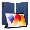 Dux Ducis Domo Series funda para tableta de piel sintética PU con soporte Tri-fold para Xiaomi Redmi Pad 2 Pro, azul