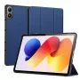 Dux Ducis Domo Series funda para tableta de piel sintética PU con soporte Tri-fold para Xiaomi Redmi Pad 2 Pro, azul