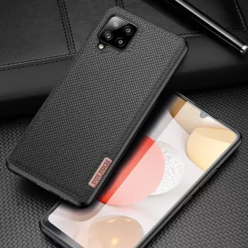 Dux Ducis Fino Samsung A42 5G Funda cartera tipo libro negra