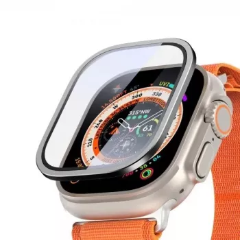 Dux Ducis Flas Apple Watch Ultra 1/2 49mm Protector de pantalla Negro
