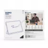 Dux Ducis Galaxy Tab A9 Plus / Tab A11 Plus Domo Series funda para tableta de piel sintética PU con soporte Tri-fold negra
