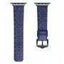 Dux Ducis Correa de piel auténtica para Apple Watch 38/40/41mm - Azul
