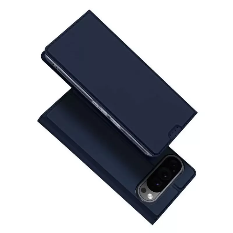 Dux Ducis Google Pixel 9 Pro XL funda tipo libro con portatarjetas azul