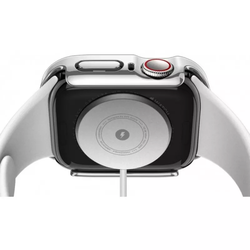 Dux Ducis Hamo Funda para Apple Watch Series 7/8/9 (PC) 41mm Plata