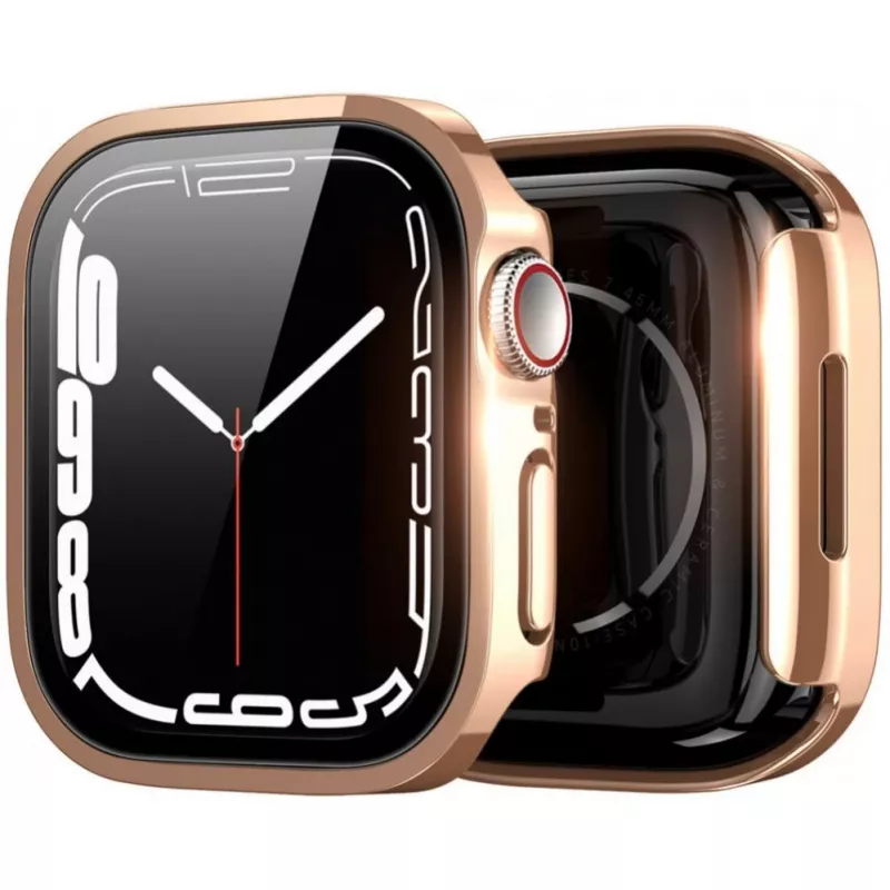 Dux Ducis Hamo Apple Watch Series 7/8/9 funda (PC) 45mm Rose Gold