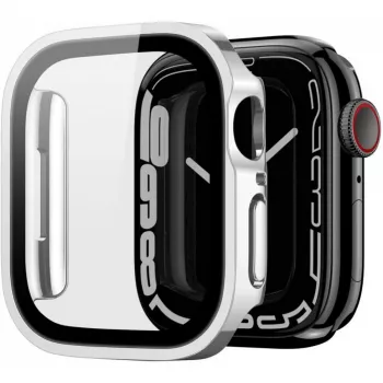 Dux Ducis Hamo funda para Apple Watch Series 7/8/9 (PC) 45mm plateada