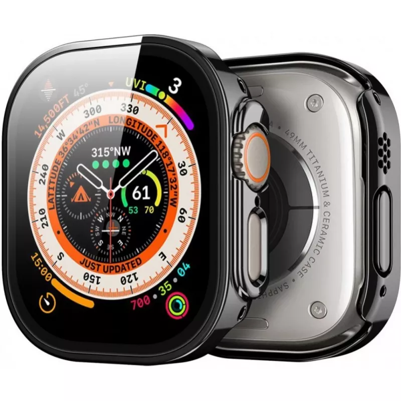 Dux Ducis Hamo Funda para Apple Watch Ultra 1/2 (PC) 49 mm Negro