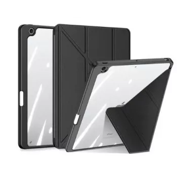 Dux Ducis Magi Case para iPad 10.9 2022 (10.ª generación) funda con soporte para lápiz Smart Cover Stand negro
