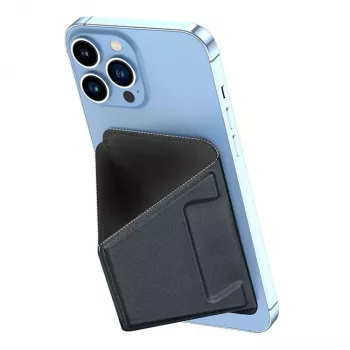 Funda con soporte y cartera de piel PU magnética Dux Ducis para Apple iPhone 13 Pro Max - negra