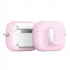 Dux Ducis PECQ Series Funda PC+TPU con gancho para Apple AirPods Pro 3, blanco/rosa