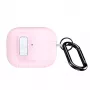 Dux Ducis PECQ Series Funda PC+TPU con gancho para Apple AirPods Pro 3, blanco/rosa