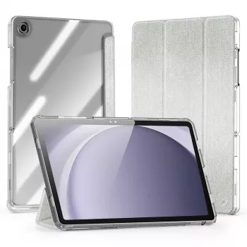 Dux Ducis Samsung Galaxy Tab A9 Plus funda transparente TPU+PC+cuero verde claro