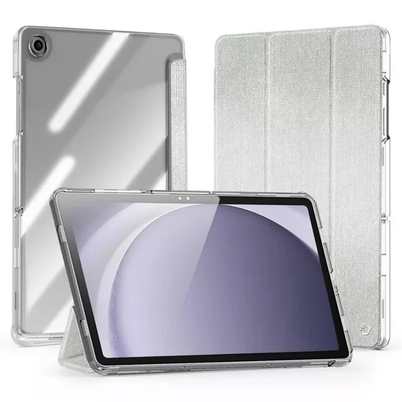 Dux Ducis Samsung Galaxy Tab A9 Plus funda transparente TPU+PC+cuero verde claro