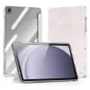 Dux Ducis Samsung Galaxy Tab A9 Plus Funda TPU+PC+Piel Transparente Rosa claro