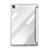 Dux Ducis Samsung Galaxy Tab A9 Plus Funda TPU+PC+Piel Transparente Rosa claro
