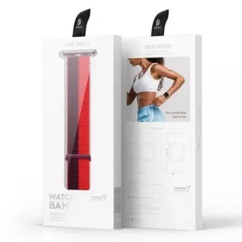 Dux Ducis Correa deportiva de silicona para Apple Watch 41/40/38mm - Rojo