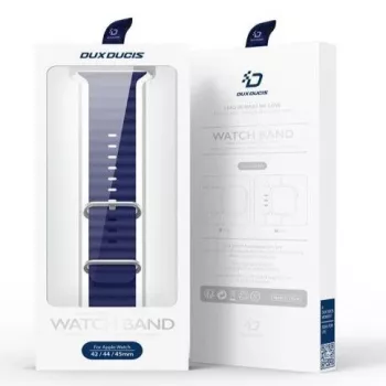 Dux Ducis correa de silicona Sport para Apple Watch 45/44/42mm - azul marino