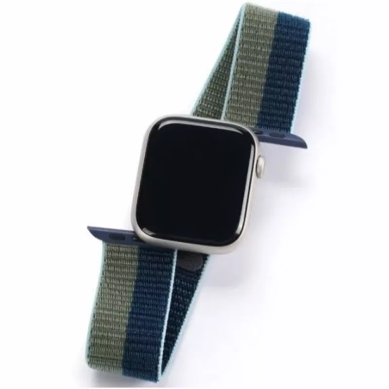 Dux Ducis Correa de silicona para Apple Watch 38/40/41mm Serie 8/7/6/5/4/3/2/SE - Azul