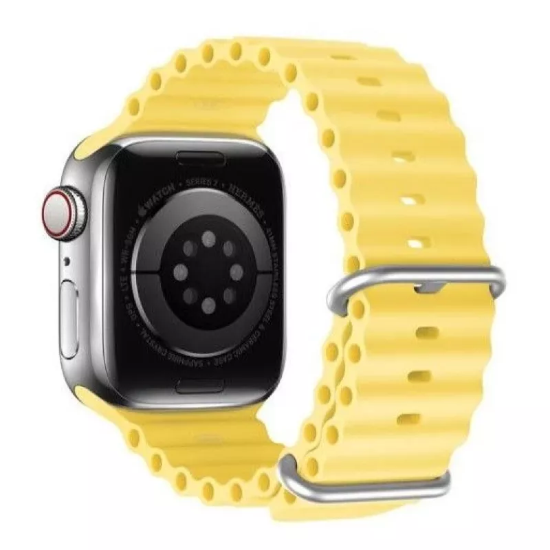 Dux Ducis correa de silicona para Apple Watch 8/7/6/5/4/3/2/SE (38/40/41mm) - amarilla
