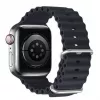 Dux Ducis Correa de silicona para reloj Apple Watch Series 8/7/6/5/4/3/2/SE (38/40/41mm) - gris