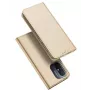 Dux Ducis Funda cartera con soporte Skin Pro Series para Xiaomi Redmi 12C / Poco C55, dorada