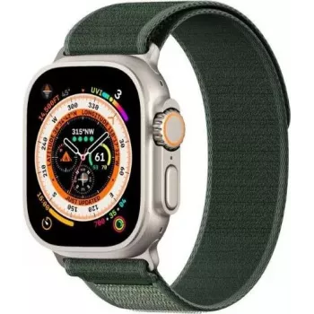 DUX DUCIS correa deportiva de velcro para Apple Watch 42/44/45/46/49mm verde