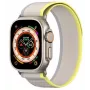 Dux Ducis Correa deportiva de velcro para Apple Watch 9 / 8 / 7 / 6 / SE / 5 / 4 / 3 / 2 / 1 (38, 40, 41 mm) Amarillo