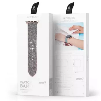 Dux Ducis Correa para Apple Watch 7/6/5/4/3/2/SE (41/40/38mm), correa, Plata