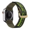 Correa Dux Ducis (versión de exterior) para Apple Watch Ultra, SE, 8, 7, 6, 5, 4, 3, 2, 1 (49, 45, 44, 42 mm) correa de nailon negra verde