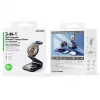 Soporte de carga inalámbrica Duzzona W21 3 en 1 15W para teléfono auriculares y reloj (certificado Qi2) transparente