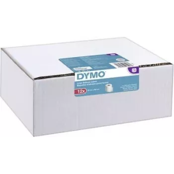 DYMO Authentic LabelWriter etiquetas de dirección grandes 36mm x 89mm transparentes, 2 rollos con 130 (260 etiquetas)