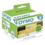 DYMO Authentic LabelWriter etiquetas de dirección grandes 36mm x 89mm transparentes, 2 rollos con 130 (260 etiquetas)