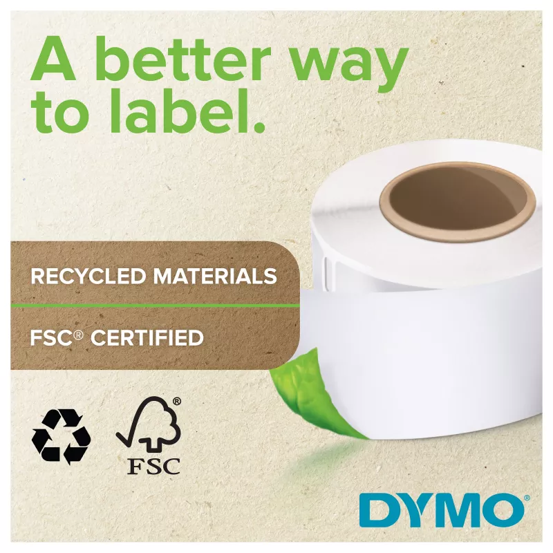 DYMO LabelWriter etiquetas de dirección 99010, 28x89 mm, blancas, 2 rollos de 130 cada uno