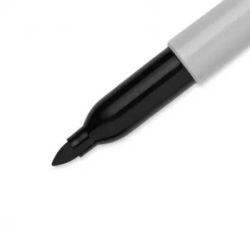DYMO Sharpie Rotulador permanente de punta fina negro (pack de 2)