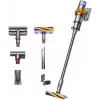 Aspirador de batería Dyson V15 Detect Absolute, acero inoxidable, 240AW, pantalla LCD, 60 min de autonomía