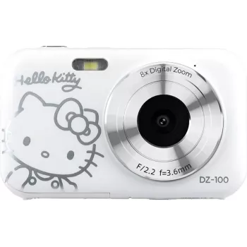 Altavoz portátil DZ-100 Hello Kitty Blanco con jack de 3,5 mm, 2W RMS, alimentación por USB