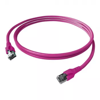 EASYLAN cable de parcheo Cat.6 S/FTP FlexBoot, violeta, 1,0 m