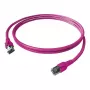 EASYLAN cable de parcheo Cat.6 S/FTP FlexBoot, violeta, 1,0 m