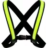 EasyPix StreetGlow L/XL chaleco de seguridad LED para adultos - recargable, 3 modos, negro
