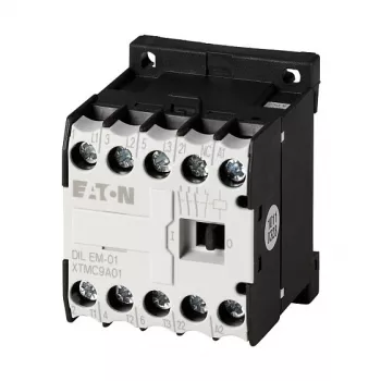 Eaton DILEM-01 Contactor de potencia, 3P+1NO, 230V 50Hz / 240V 60Hz, 4kW AC-3, IP20 (051795)