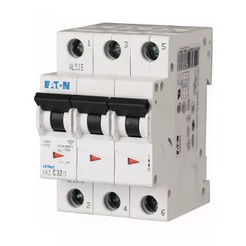 Interruptor automático magnetotérmico EATON FAZ-C16/3 16 A 3 polos con curva C