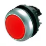 Actuador de pulsador luminoso Eaton M22-DL-R, plano, rojo, momentáneo, 22,5 mm