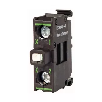 Eaton M22-LEDC230-G Elemento luminoso LED verde, 230 V AC, conexión por tornillo, negro, IP66
