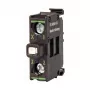 Piloto indicador LED Eaton M22-LEDC230-W, blanco, 230 V AC, 22,5 mm, bornes de tornillo, IP66/67/69K, anillo embellecedor negro