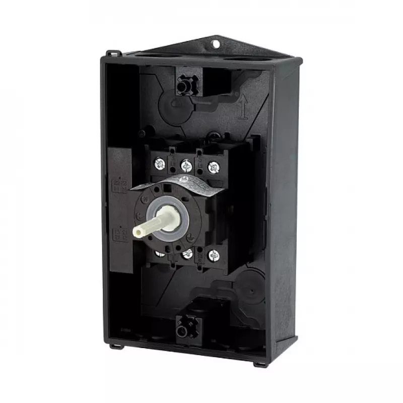 Eaton P1-25/I2/SVB-SW/HI11 interruptor principal 3 polos 25A montaje en superficie negro/blanco
