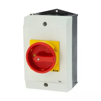 EATON P1-32/I2/SVB interruptor principal 32A 3 polos montaje en superficie con función de parada de emergencia 207314