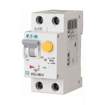 Eaton PXK-C16/1N/003-A RCBO, 16 A, 30 mA, Tipo A, curva C, 1P+N