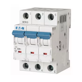Interruptor automático Eaton PXL-B20/3 - 3 polos, tipo B, 20 A (236393)