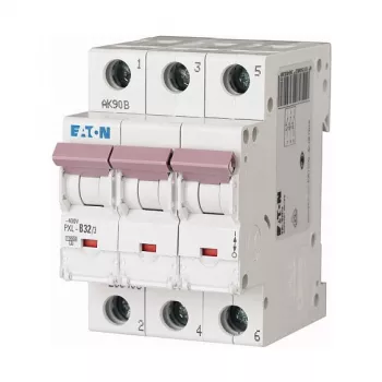 Interruptor automático Eaton PXL-B32/3 32A 3 polos característica B 6kA