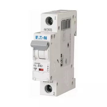 Eaton PXL-C16/1 interruptor automático 16A, 1 polo, curva C, 10kA